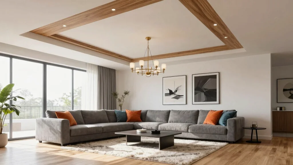 14 False Ceiling Living Room Ideas for a Modern Layered Look
