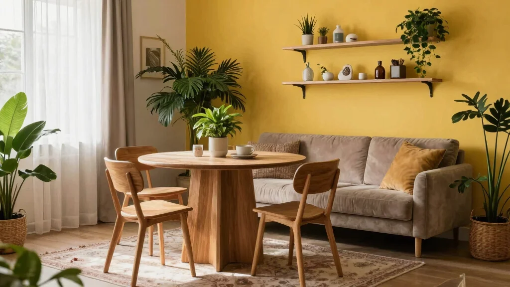15 Living Room With Dining Table Ideas for Small-Space Living
