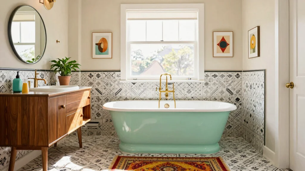 15 Mid Century Modern Bathroom Ideas With Retro Charm