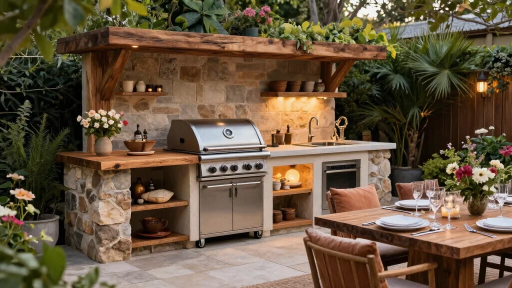 15 Outdoor Kitchen Design Ideas for Stylish Open-Air Living
