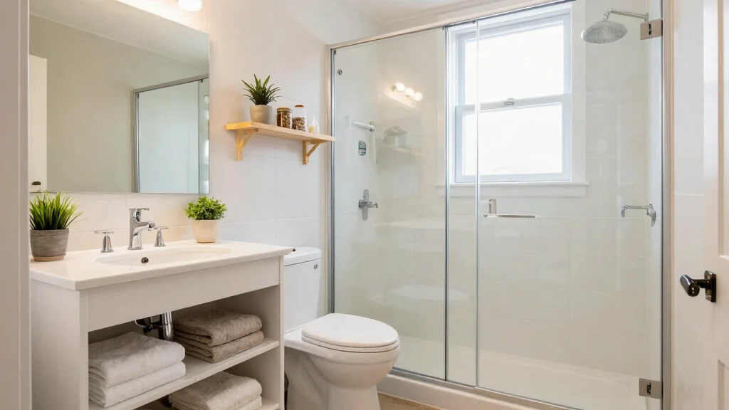 15 Small Full Bathroom Ideas for a Space-Saving Layout